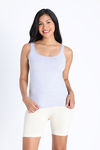 Zivame Knit Cotton Camisole - Grey Melange — thumbnail 1
